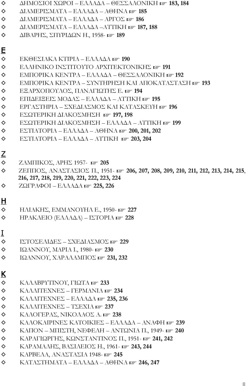 194 ΕΠΙΔΕΙΞΕΙΣ ΜΟΔΑΣ ΕΛΛΑΔΑ ΑΤΤΙΚΗ 195 ΕΡΓΑΣΤΗΡΙΑ ΣΧΕΔΙΑΣΜΟΣ ΚΑΙ ΚΑΤΑΣΚΕΥΗ 196 ΕΣΩΤΕΡΙΚΗ ΔΙΑΚΟΣΜΗΣΗ 197, 198 ΕΣΩΤΕΡΙΚΗ ΔΙΑΚΟΣΜΗΣΗ ΕΛΛΑΔΑ ΑΤΤΙΚΗ 199 ΕΣΤΙΑΤΟΡΙΑ ΕΛΛΑΔΑ ΑΘΗΝΑ 200, 201, 202 ΕΣΤΙΑΤΟΡΙΑ
