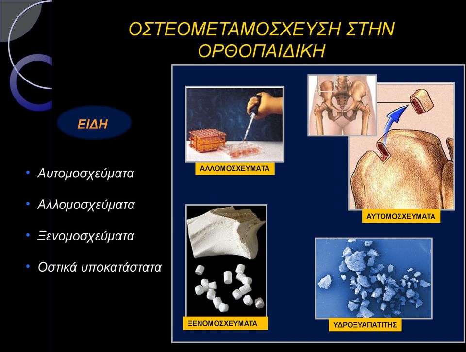 Αλλομοσχεύματα ΑΥΤΟΜΟΣΧΕΥΜΑΤΑ