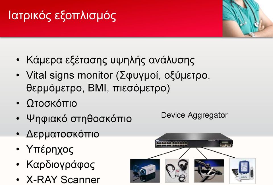 θερμόμετρο, BMI, πιεσόμετρο) Ωτοσκόπιο Ψηφιακό