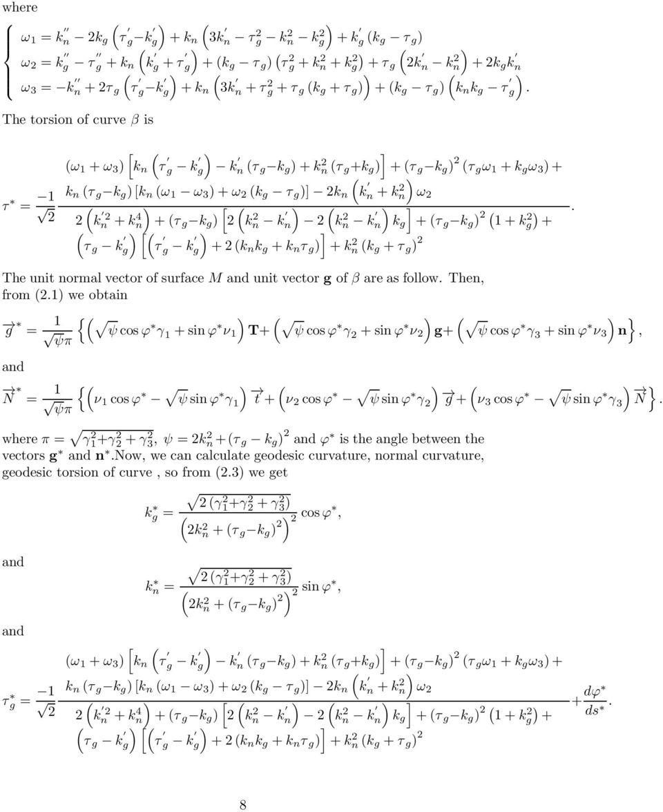 τ 1 ] ω 1 +ω [k n τ g k g k nτ g k g +knτ g +k g +τ g k g τ g ω 1 +k g ω + k n τ g k g [k n ω 1 ω +ω k g τ g ] k n k n +k n [ ] k n +kn 4 +τ g k g kn k n kn k n k g +τ g k g 1+kg + [ ] τ g k g τ g k