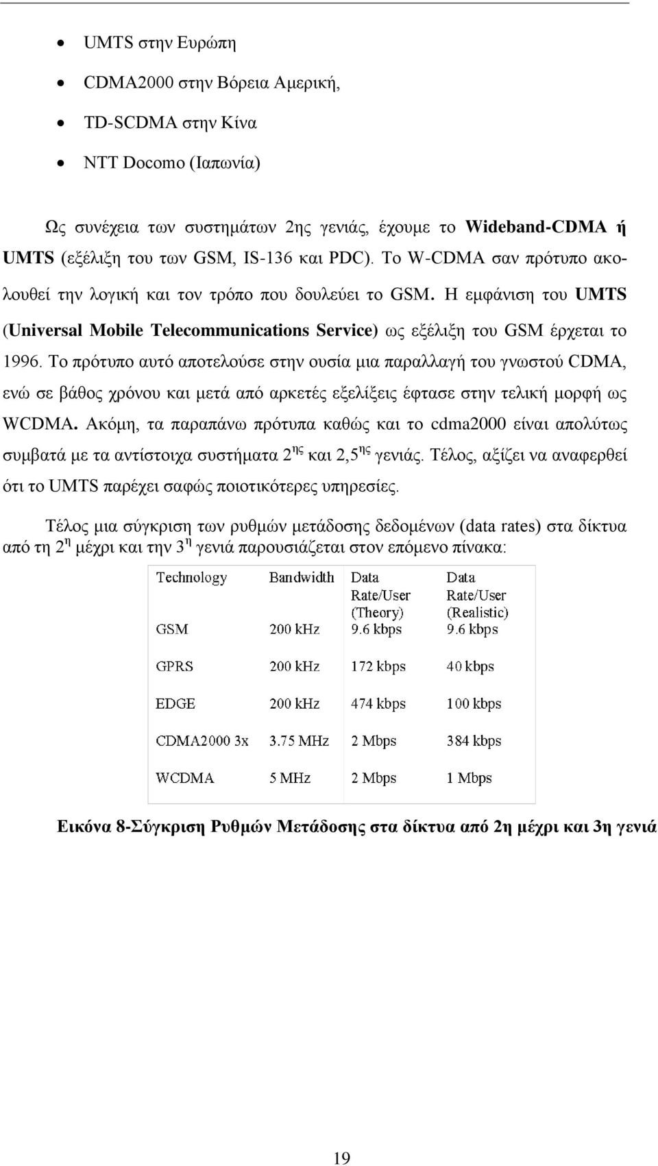 Το πρότυπο αυτό αποτελούσε στην ουσία μια παραλλαγή του γνωστού CDΜΑ, ενώ σε βάθος χρόνου και μετά από αρκετές εξελίξεις έφτασε στην τελική μορφή ως WCDΜΑ.