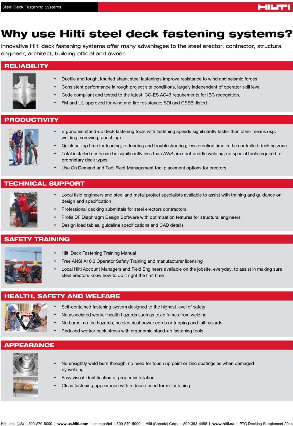 skill level Code compliant and tested to the latest ICC-ES AC43 requirements for IBC recognition.