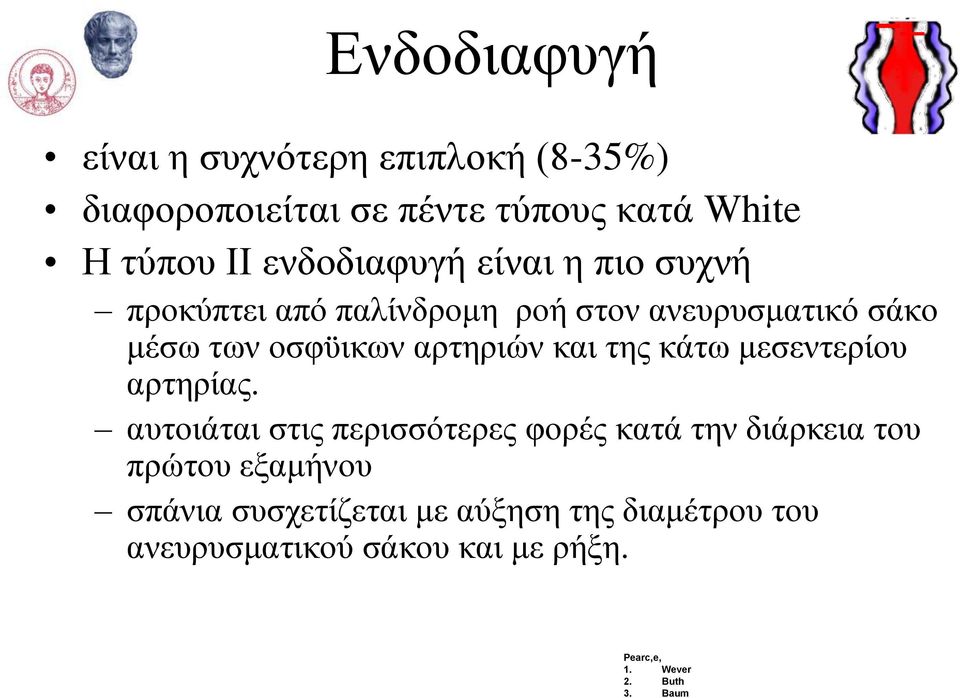 αρτηριών και της κάτω μεσεντερίου αρτηρίας.