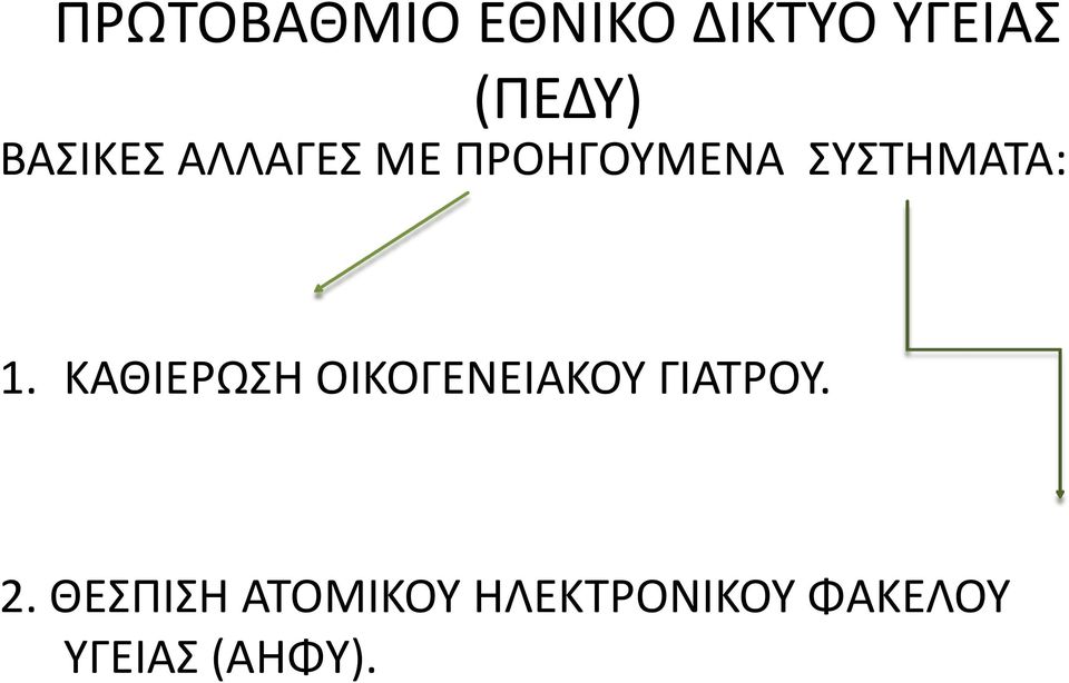 ΚΑΘΙΕΡΩΣΗ ΟΙΚΟΓΕΝΕΙΑΚΟΥ ΓΙΑΤΡΟΥ. 2.