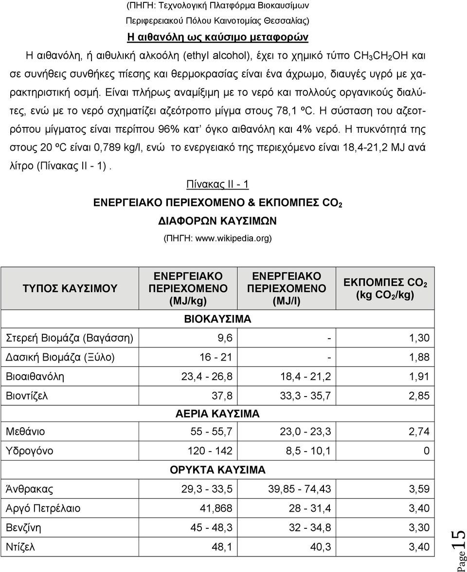 Είναι πλήρως αναμίξιμη με το νερό και πολλούς οργανικούς διαλύτες, ενώ με το νερό σχηματίζει αζεότροπο μίγμα στους 78,1 ºC.