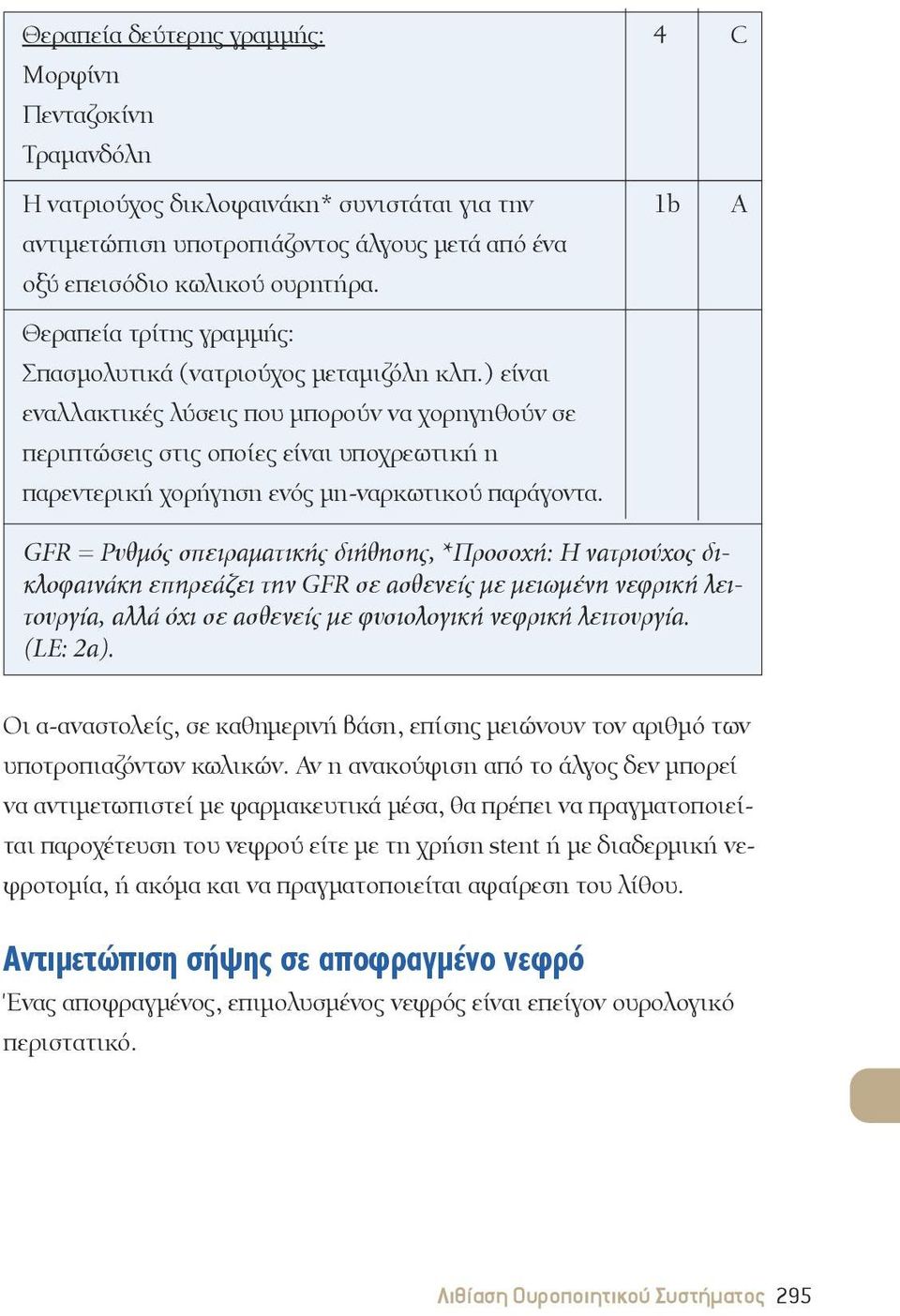 ) είναι εναλλακτικές λύσεις που μπορούν να χορηγηθούν σε περιπτώσεις στις οποίες είναι υποχρεωτική η παρεντερική χορήγηση ενός μη-ναρκωτικού παράγοντα.