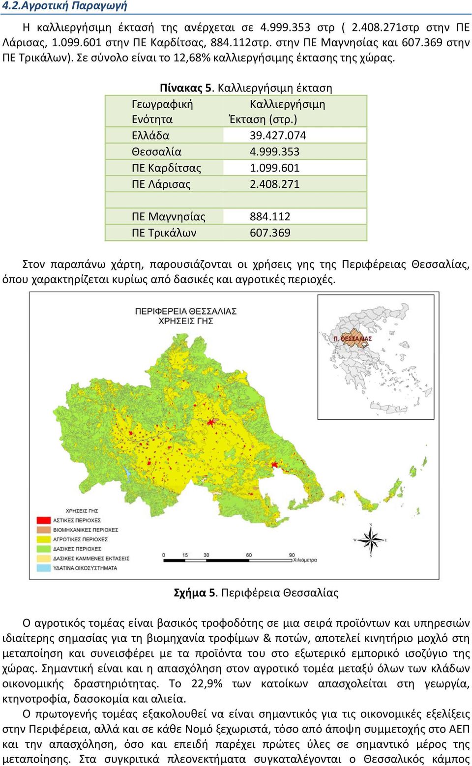 601 ΠΕ Λάρισας 2.408.271 ΠΕ Μαγνησίας 884.112 ΠΕ Τρικάλων 607.