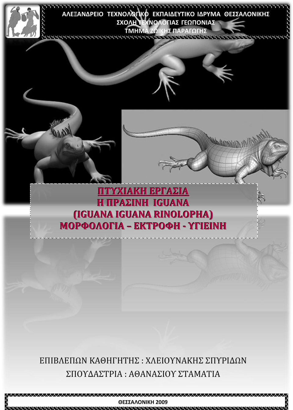 IGUANA (IGUANA IGUANA RINOLOPHA) ΜΟΡΦΟΛΟΓΙΑ ΕΚΤΡΟΦΗ - ΥΓΙΕΙΝΗ ΕΠΙΒΛΕΠΩΝ