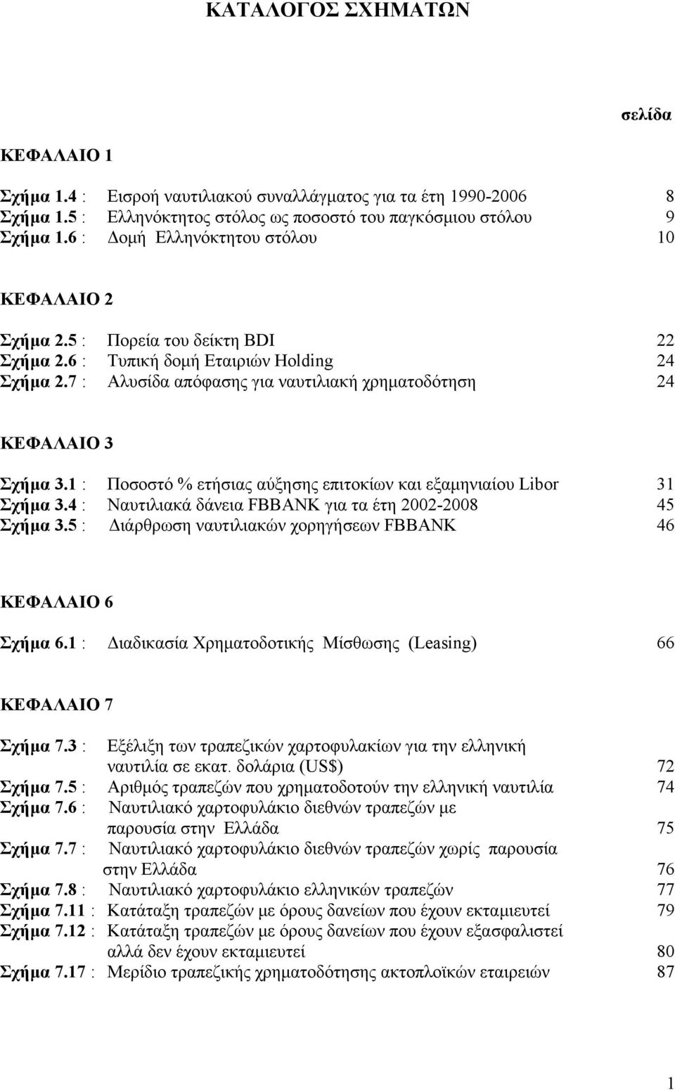 7 : Αλυσίδα απόφασης για ναυτιλιακή χρηματοδότηση 24 ΚΕΦΑΛΑΙΟ 3 Σχήμα 3.1 : Ποσοστό % ετήσιας αύξησης επιτοκίων και εξαμηνιαίου Libor 31 Σχήμα 3.