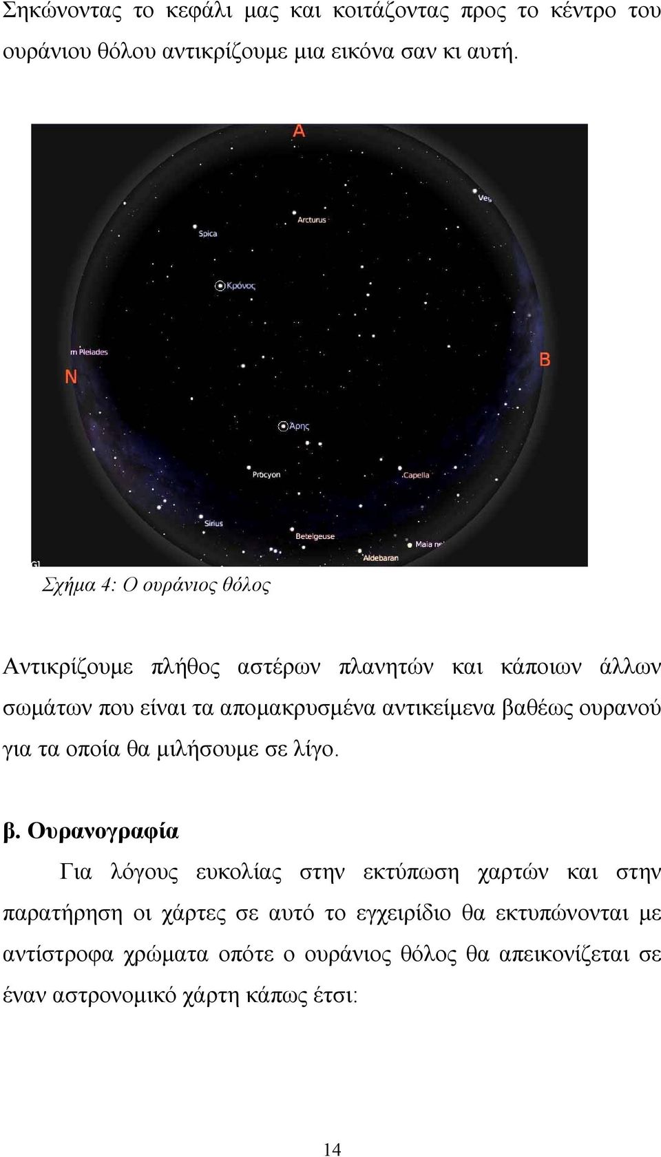 βαθέως ουρανού για τα οποία θα μιλήσουμε σε λίγο. β.