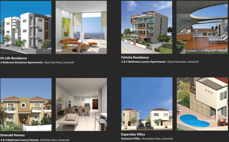 Nectarios, Limassol) Emerald Homes 3 & 4 Bedroom Luxury Houses