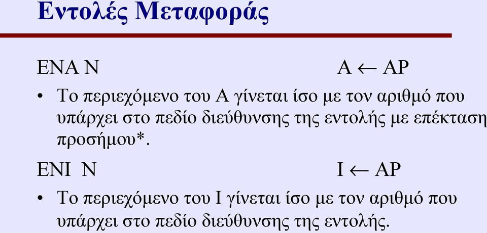 επέκταση προσήμου*.