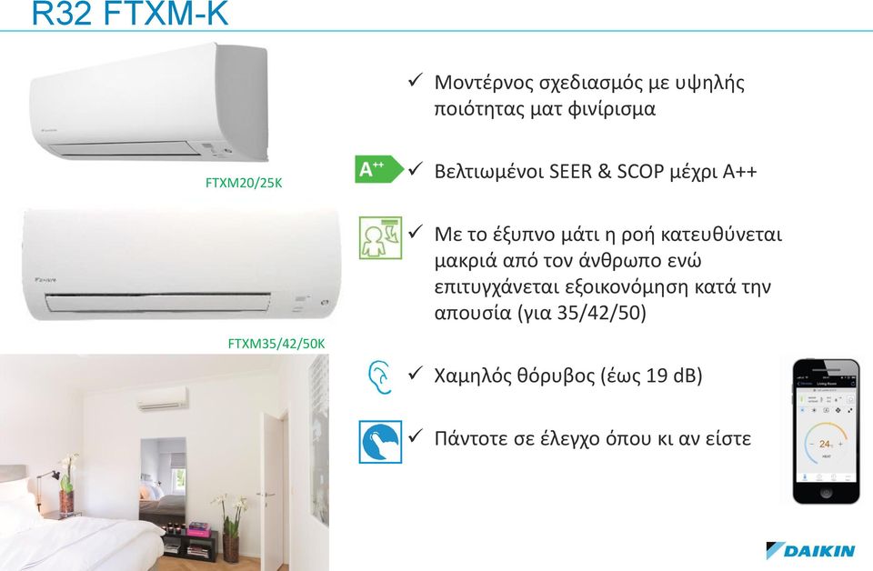 κατευθύνεται μακριά από τον άνθρωπο ενώ επιτυγχάνεται εξοικονόμηση κατά την