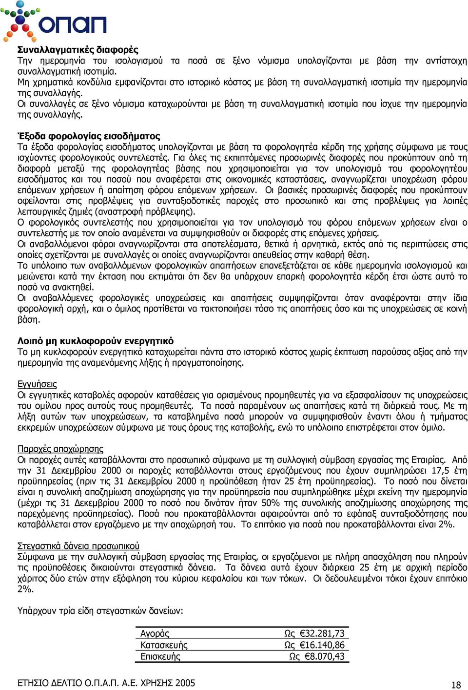 Οι συναλλαγές σε ξένο νόμισμα καταχωρούνται με βάση τη συναλλαγματική ισοτιμία που ίσχυε την ημερομηνία της συναλλαγής.