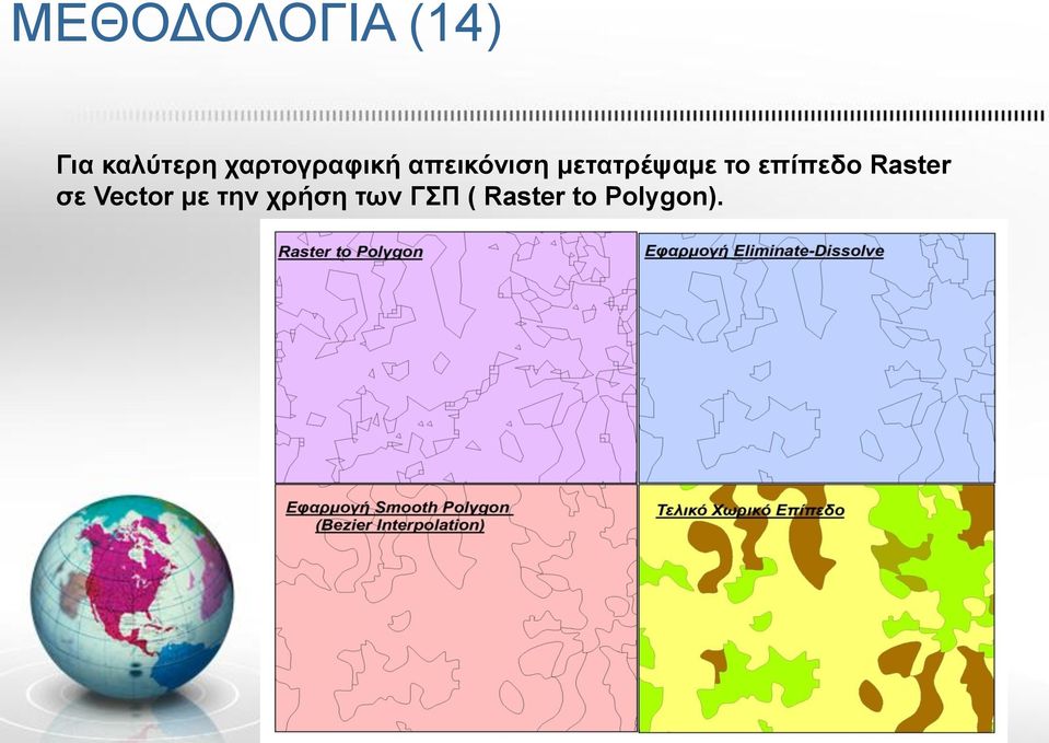 μετατρέψαμε το επίπεδο Raster σε