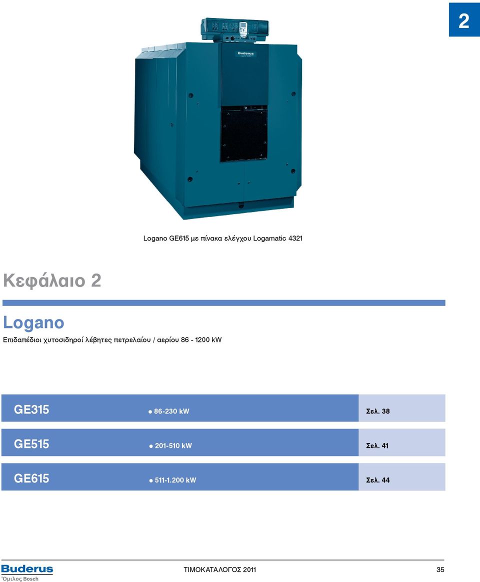 αερίου 86-1200 kw GE315 86-230 kw Σελ.