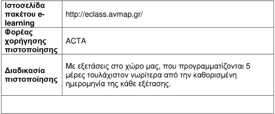 gr/ Με εξετάσεις στο χώρο µας, που