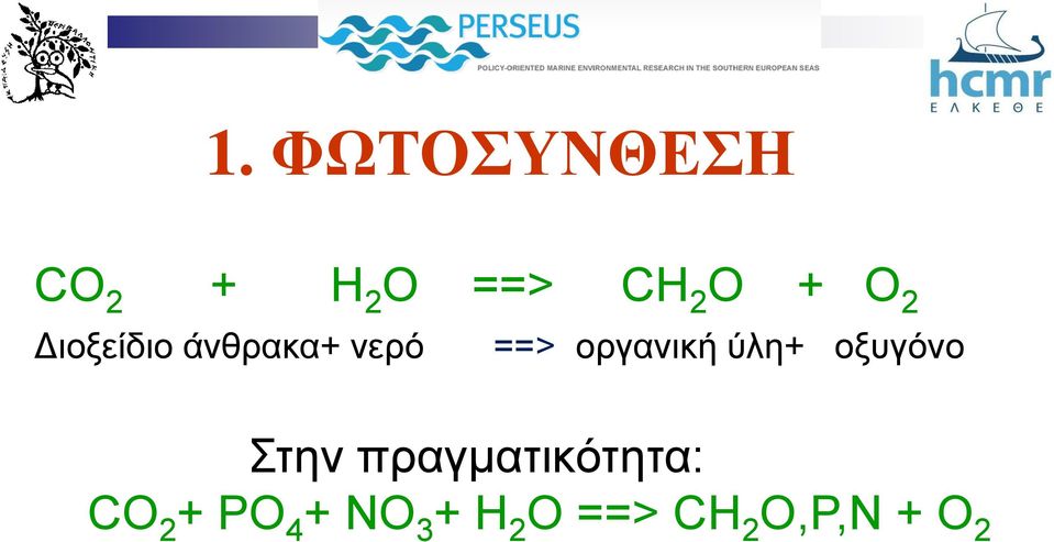 ύλη+ οξυγόνο Στην πραγματικότητα: CO 2 +