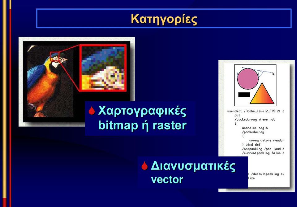 bitmap ή raster