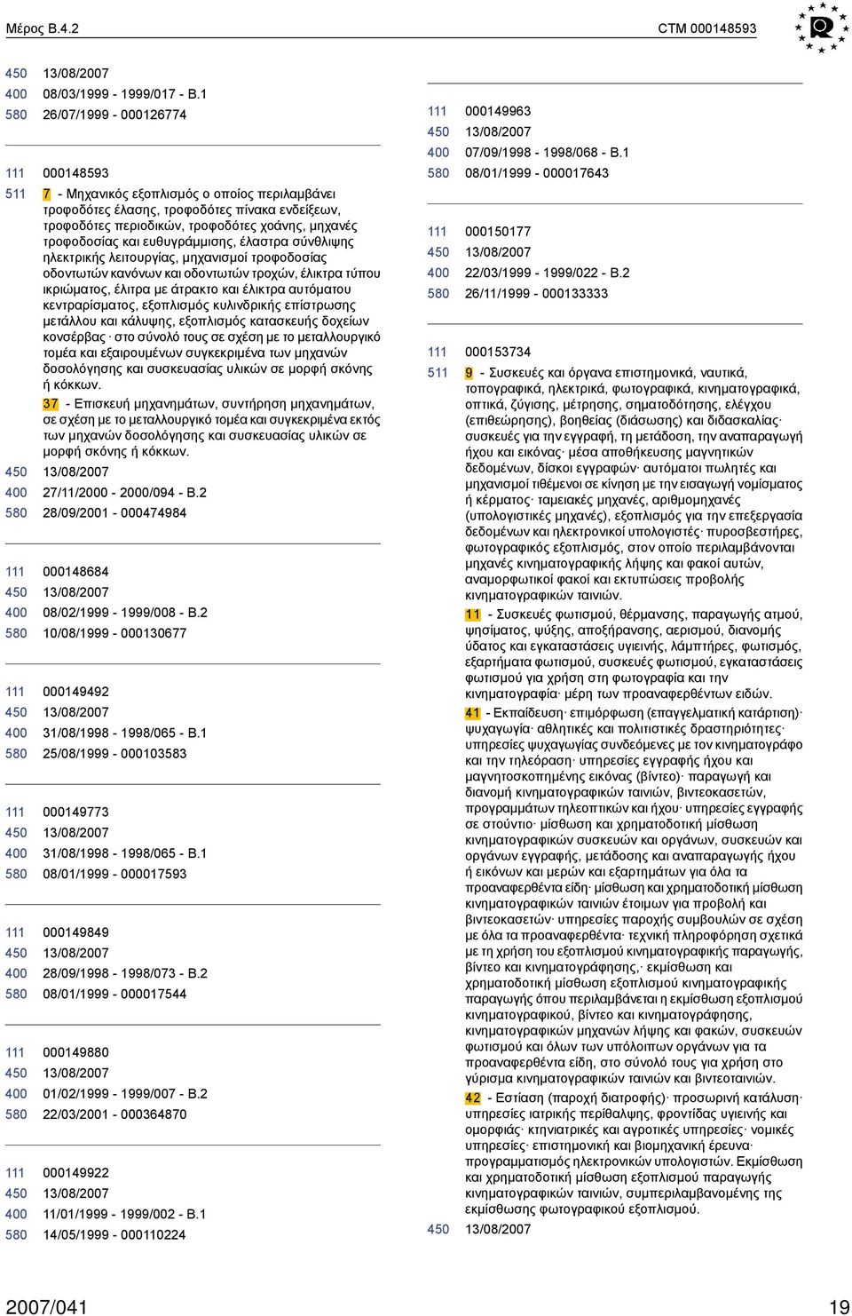 ευθυγράμμισης, έλαστρα σύνθλιψης ηλεκτρικής λειτουργίας, μηχανισμοί τροφοδοσίας οδοντωτών κανόνων και οδοντωτών τροχών, έλικτρα τύπου ικριώματος, έλιτρα με άτρακτο και έλικτρα αυτόματου