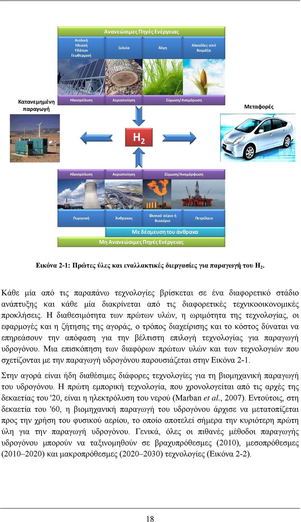 Κάθε μία από τις παραπάνω τεχνολογίες βρίσκεται σε ένα διαφορετικό στάδιο ανάπτυξης και κάθε μία διακρίνεται από τις διαφορετικές τεχνικοοικονομικές προκλήσεις.