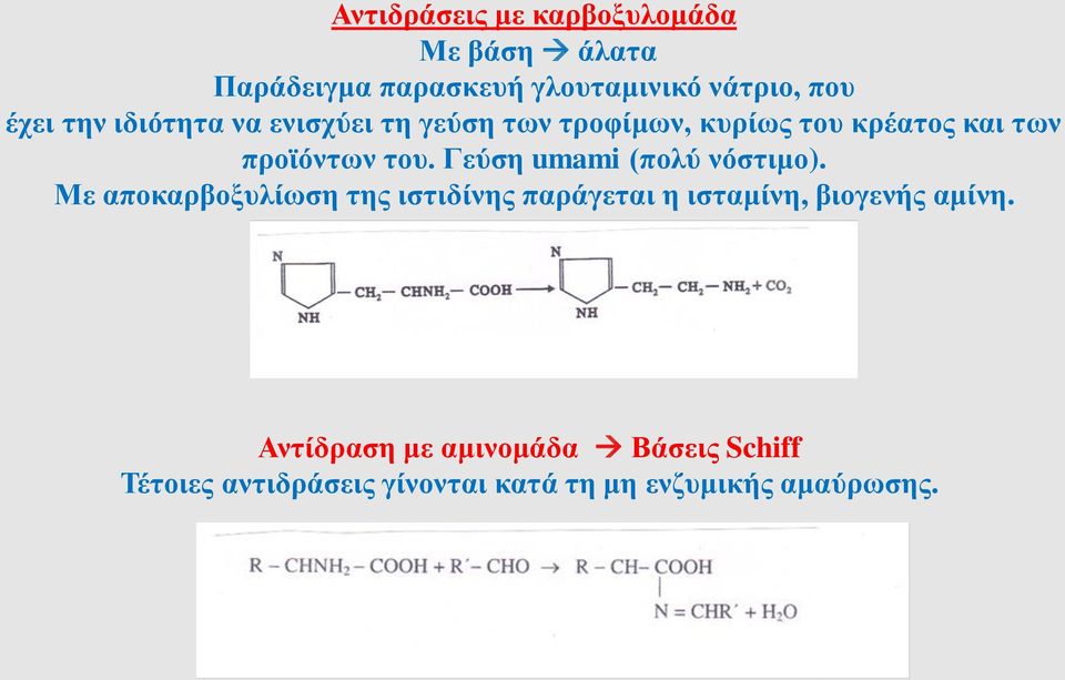 Γεύση umami (πολύ νόστιμο).