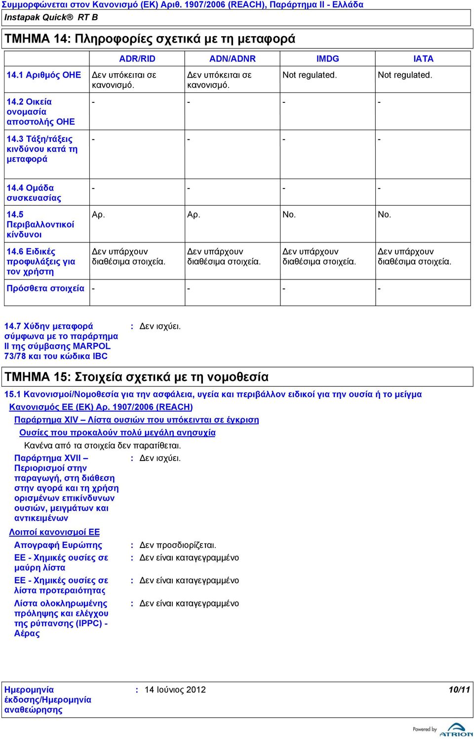 εν υπάρχουν διαθέσιμα στοιχεία. εν υπάρχουν διαθέσιμα στοιχεία. εν υπάρχουν διαθέσιμα στοιχεία. Πρόσθετα στοιχεία 14.