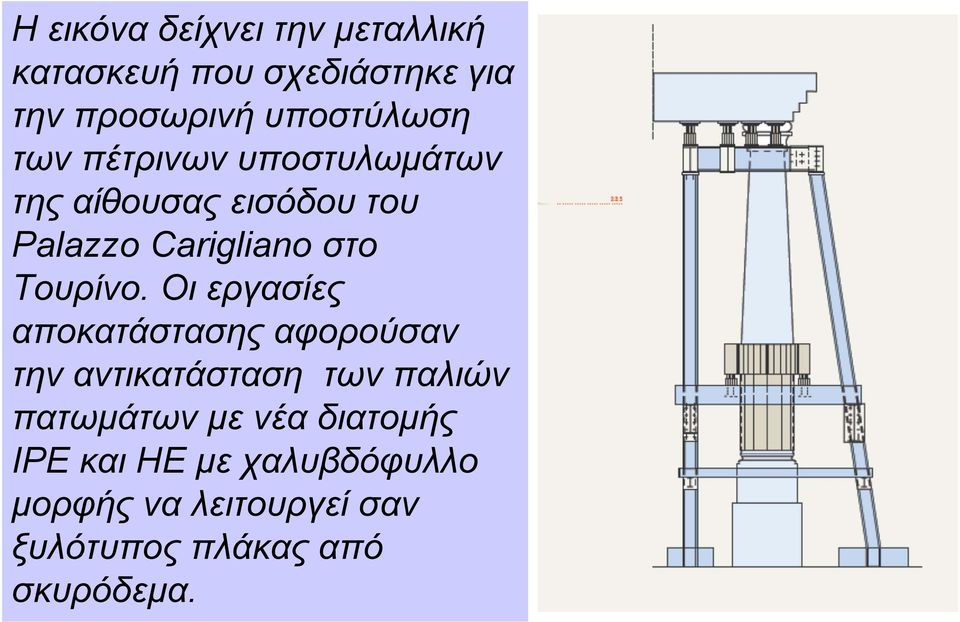 Οι εργασίες αποκατάστασης αφορούσαν την αντικατάσταση των παλιών πατωμάτων με νέα