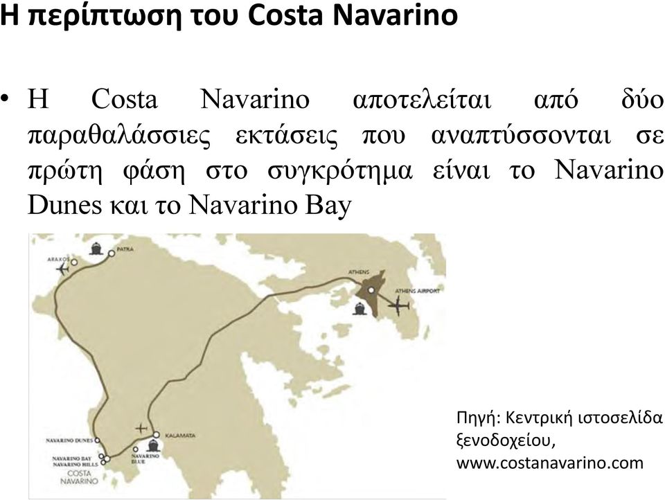 φάση στο συγκρότημα είναι το Navarino Dunes και το Navarino