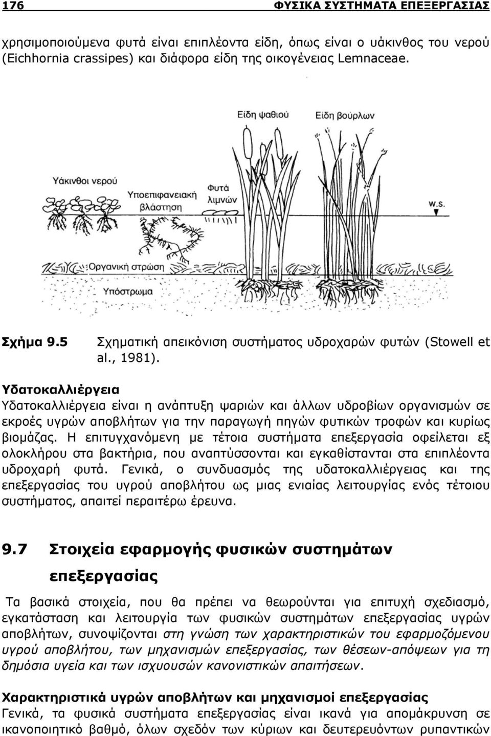 Υδατοκαλλιέργεια Υδατοκαλλιέργεια είναι η ανάπτυξη ψαριών και άλλων υδροβίων οργανισμών σε εκροές υγρών αποβλήτων για την παραγωγή πηγών φυτικών τροφών και κυρίως βιομάζας.