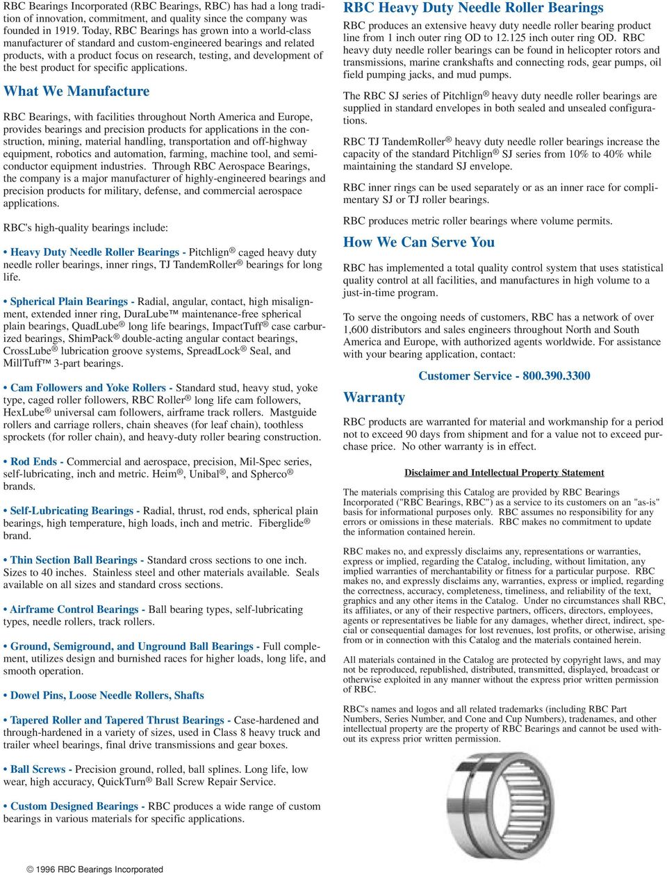 product for specific applications.