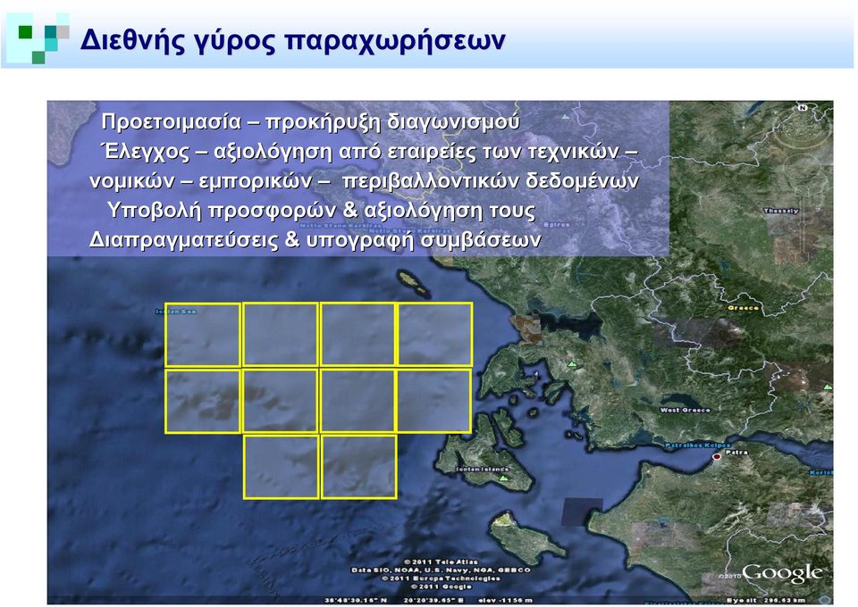 τεχνικών νομικών εμπορικών περιβαλλοντικών δεδομένων