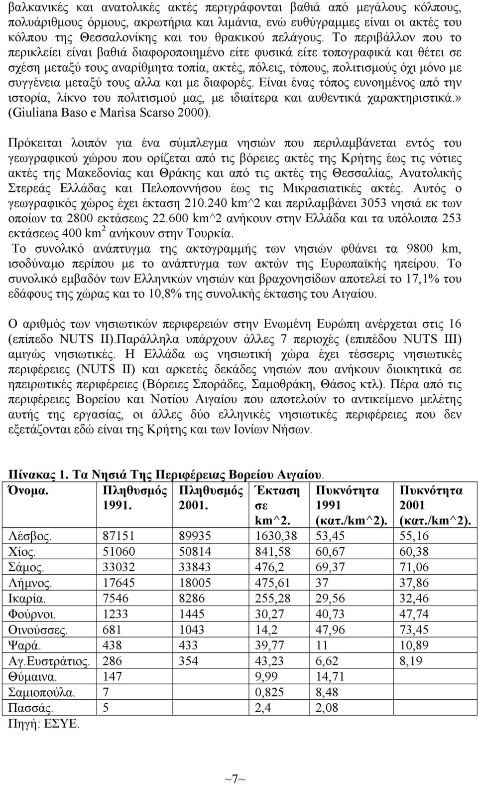 Το περιβάλλον που το περικλείει είναι βαθιά διαφοροποιηµένο είτε φυσικά είτε τοπογραφικά και θέτει σε σχέση µεταξύ τους αναρίθµητα τοπία, ακτές, πόλεις, τόπους, πολιτισµούς όχι µόνο µε συγγένεια