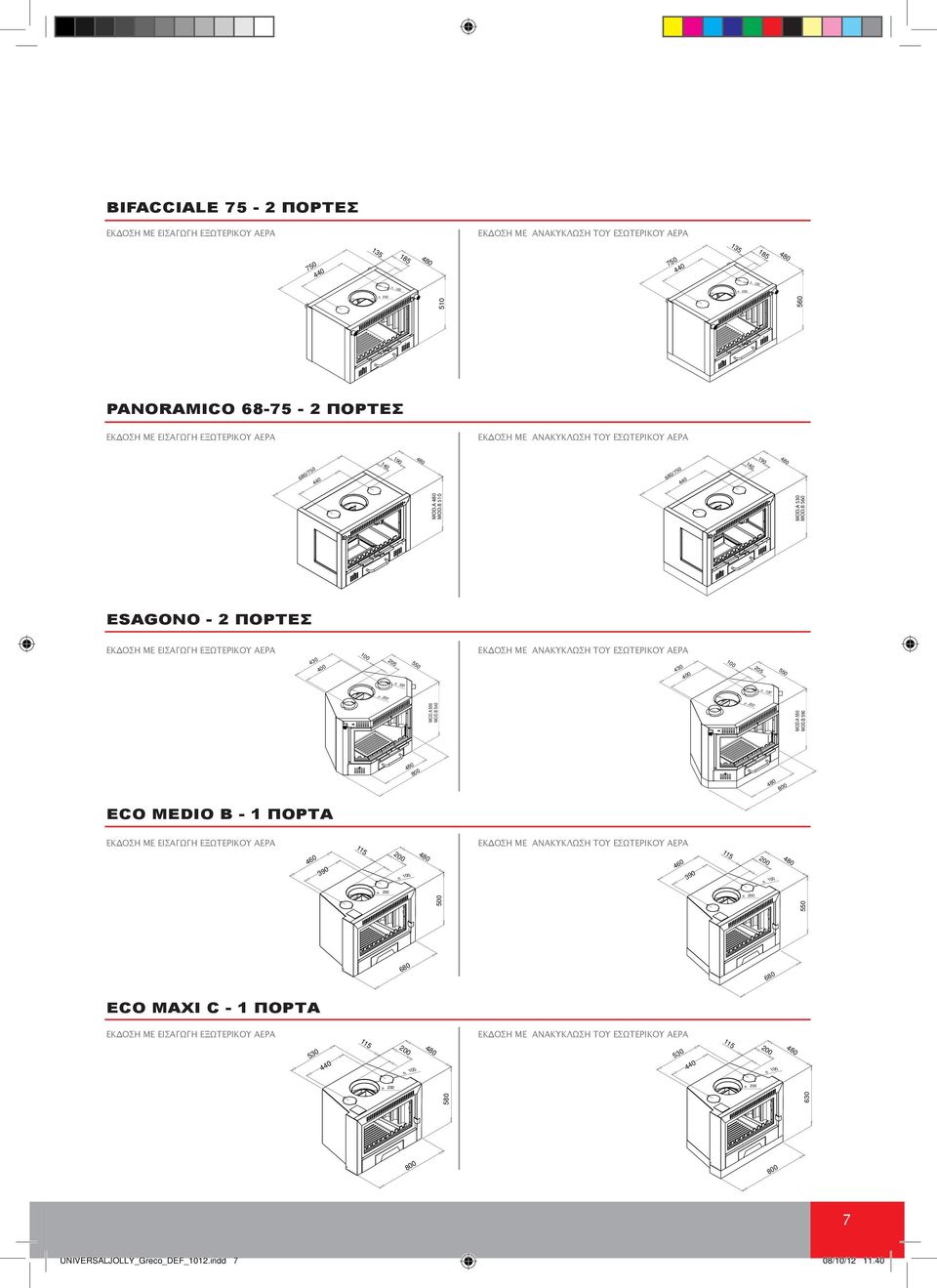 B 510 esagono - 2 ΠΟΡΤΕΣ 430 400 205 550 eco medio b - 1 ΠΟΡΤΑ 390 n 500 680 eco maxi c - 1 ΠΟΡΤΑ