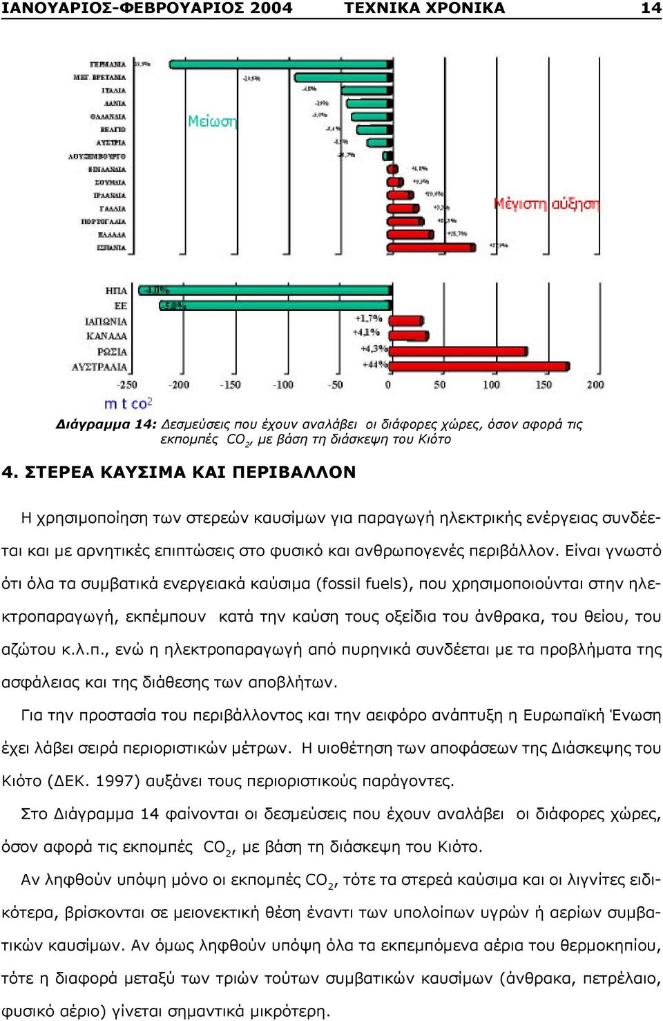 Είναι γνωστό ότι όλα τα συμβατικά ενεργειακά καύσιμα (fossil fuels), που χρησιμοποιούνται στην ηλεκτροπαραγωγή, εκπέμπουν κατά την καύση τους οξείδια του άνθρακα, του θείου, του αζώτου κ.λ.π., ενώ η ηλεκτροπαραγωγή από πυρηνικά συνδέεται με τα προβλήματα της ασφάλειας και της διάθεσης των αποβλήτων.