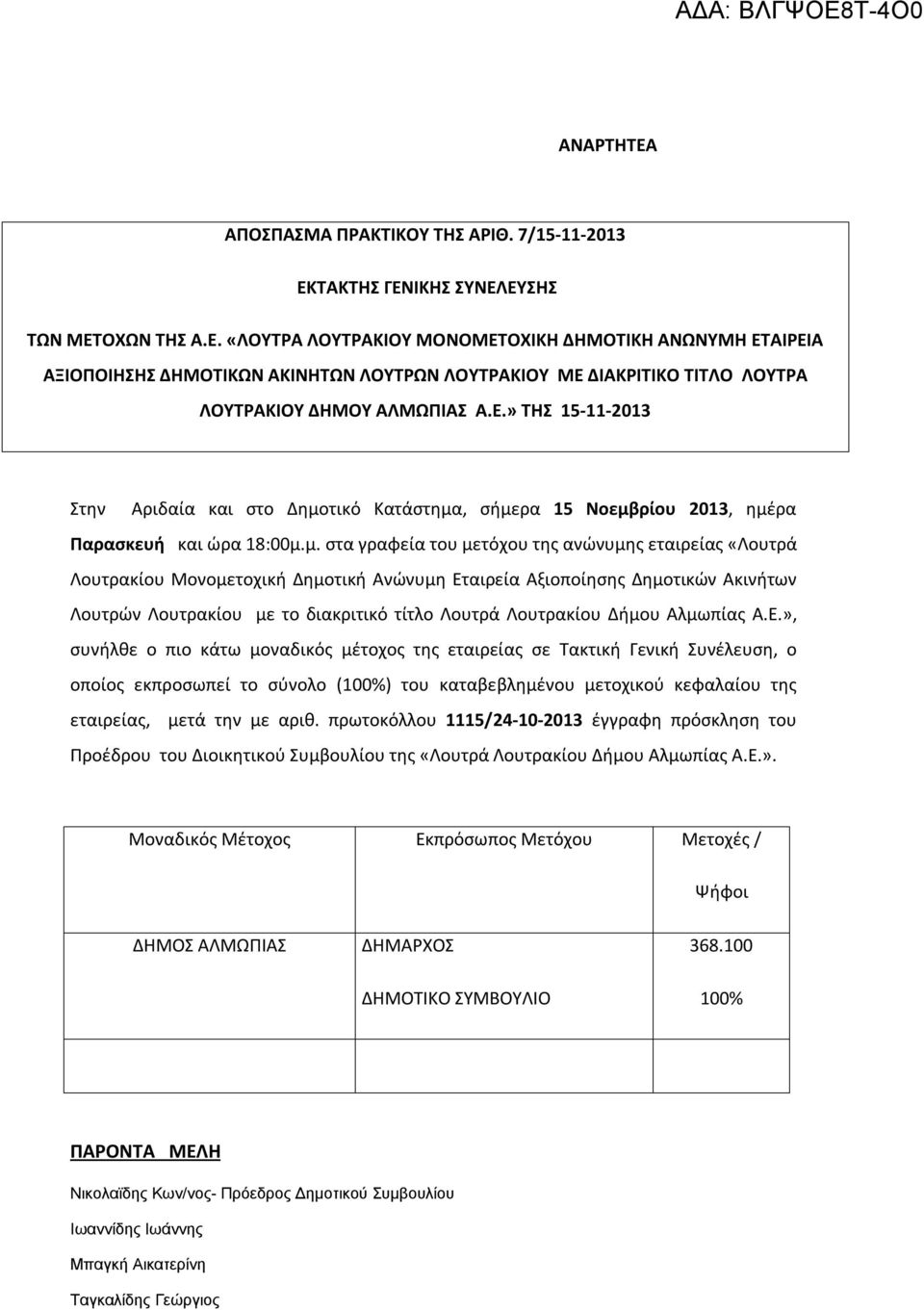 τικό Κατάστημα