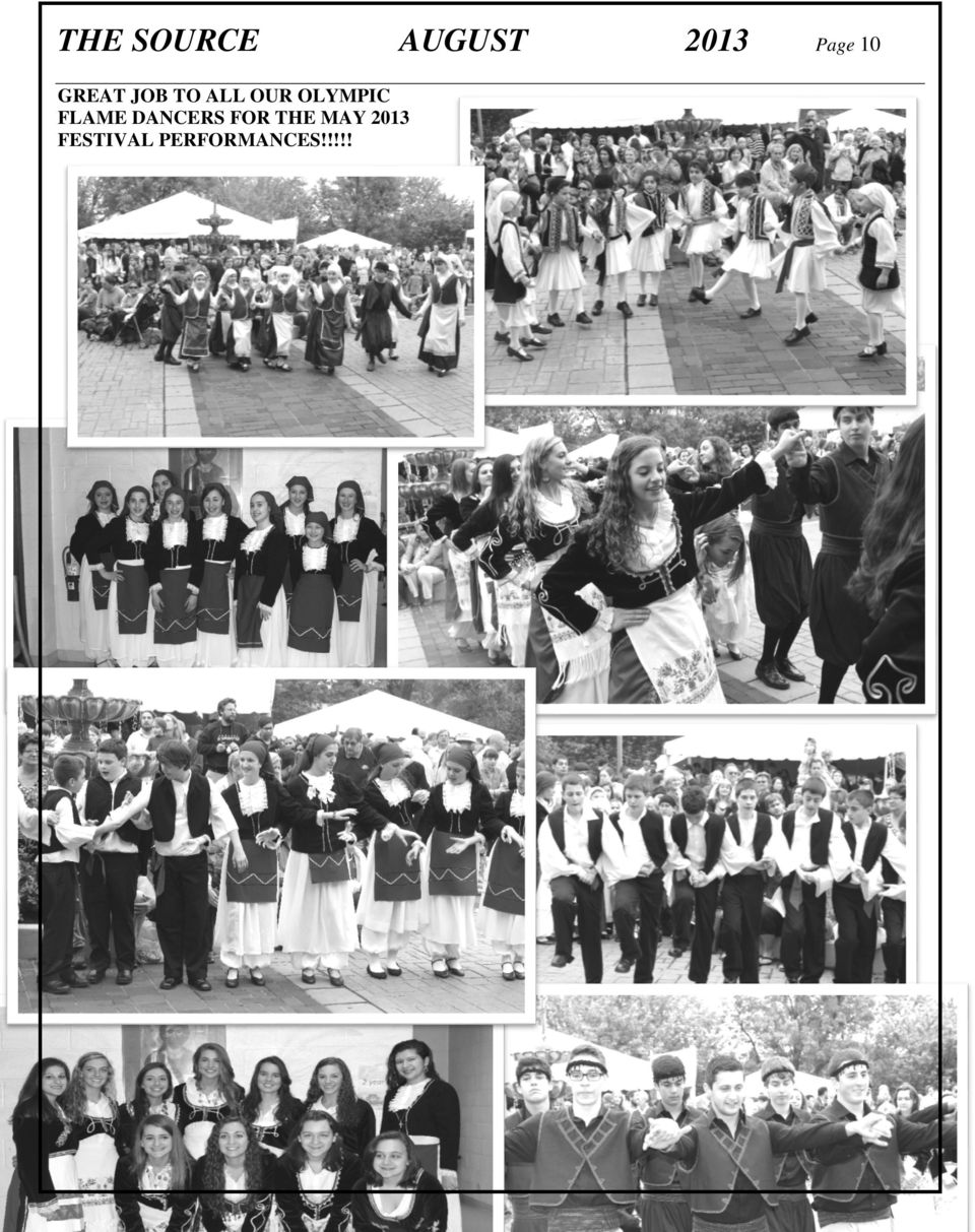 DANCERS FOR THE MAY 2013