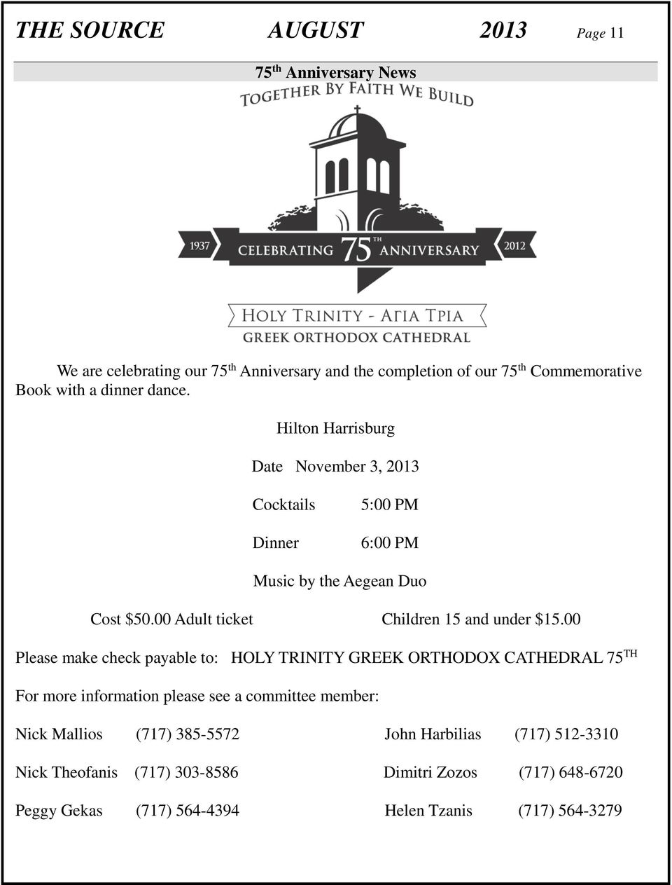 00 Adult ticket Children 15 and under $15.