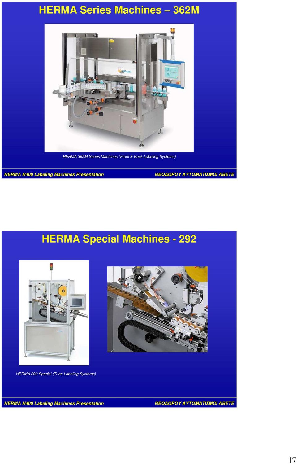 Systems) HERMA Special Machines - 292