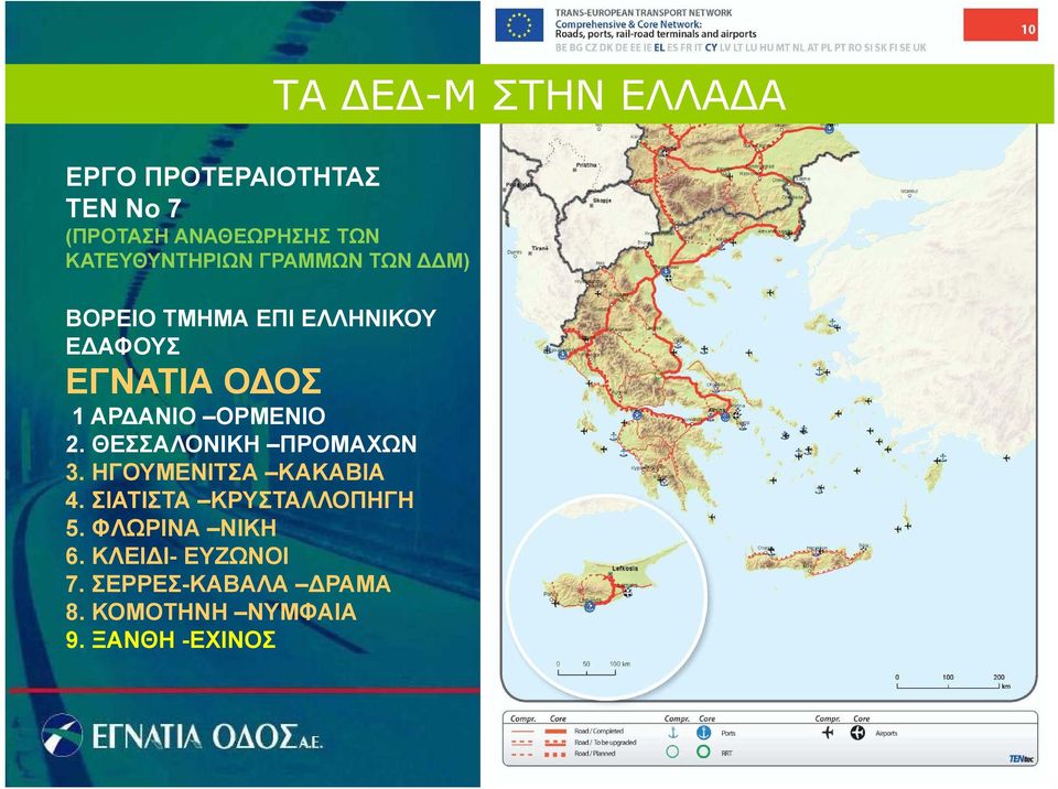 ΘΕΣΣΑΛΟΝΙΚΗ ΠΡΟΜΑΧΩΝ 3. ΗΓΟΥΜΕΝΙΤΣΑ ΚΑΚΑΒΙΑ 4. ΣΙΑΤΙΣΤΑ ΚΡΥΣΤΑΛΛΟΠΗΓΗ 5.