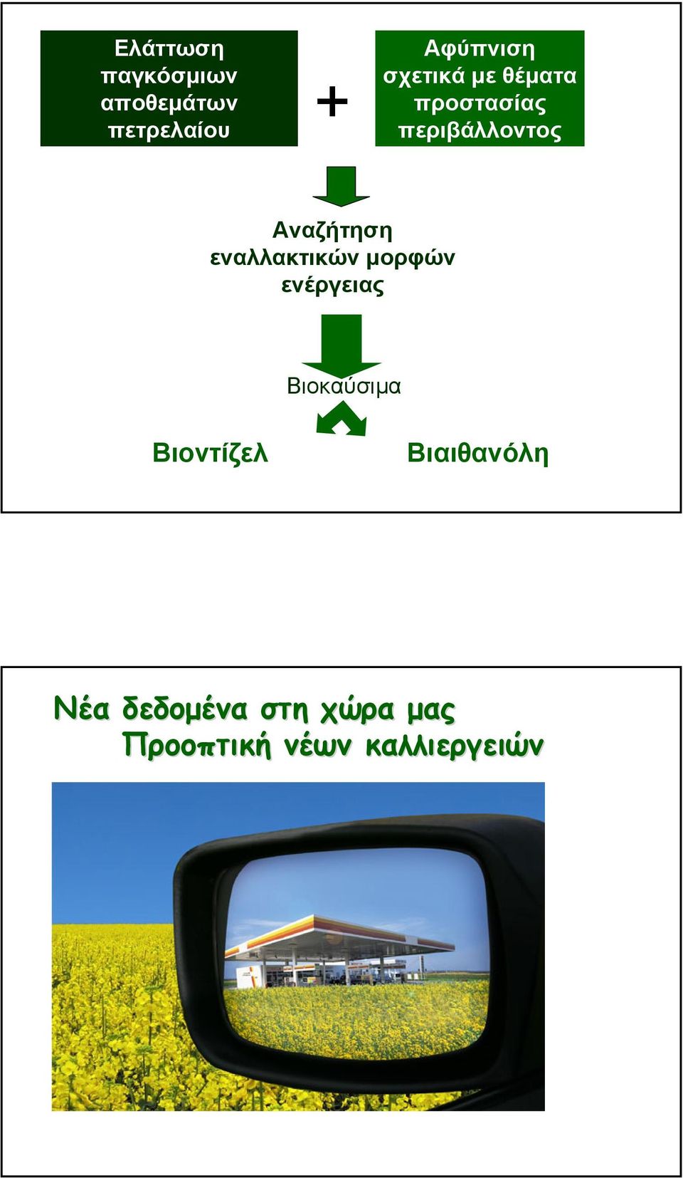 εναλλακτικών μορφών ενέργειας Βιοκαύσιμα Βιοντίζελ