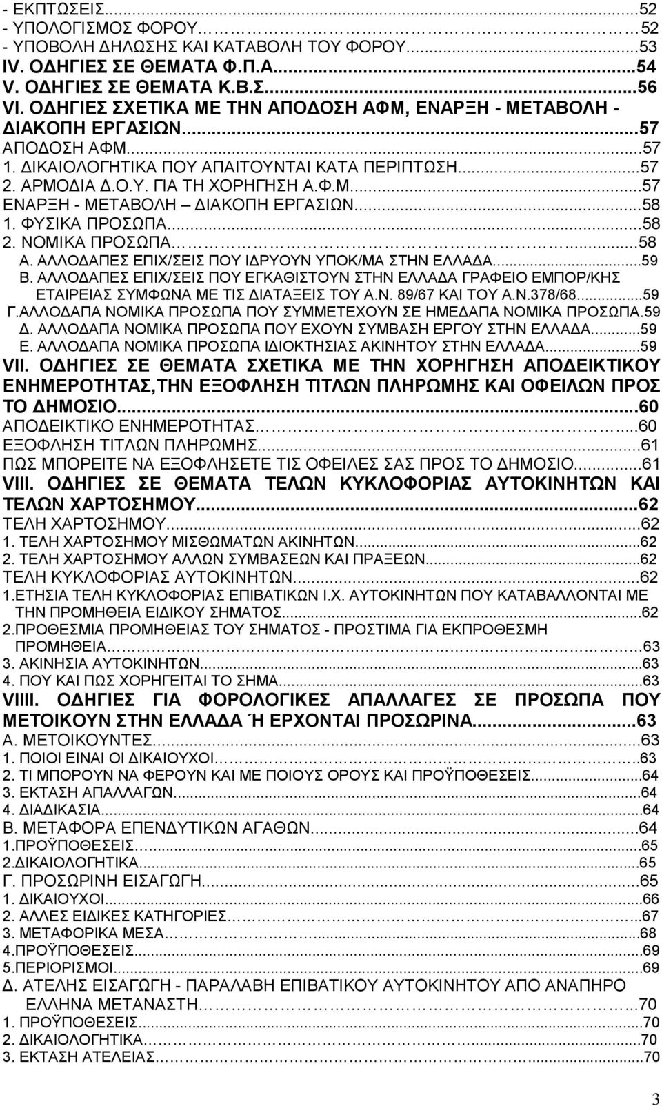 ..58 1. ΦΥΣΙΚΑ ΠΡΟΣΩΠΑ...58 2. ΝΟΜΙΚΑ ΠΡΟΣΩΠΑ...58 Α. ΑΛΛΟΔΑΠΕΣ ΕΠΙΧ/ΣΕΙΣ ΠΟΥ ΙΔΡΥΟΥΝ ΥΠΟΚ/ΜΑ ΣΤΗΝ ΕΛΛΑΔΑ...59 Β.