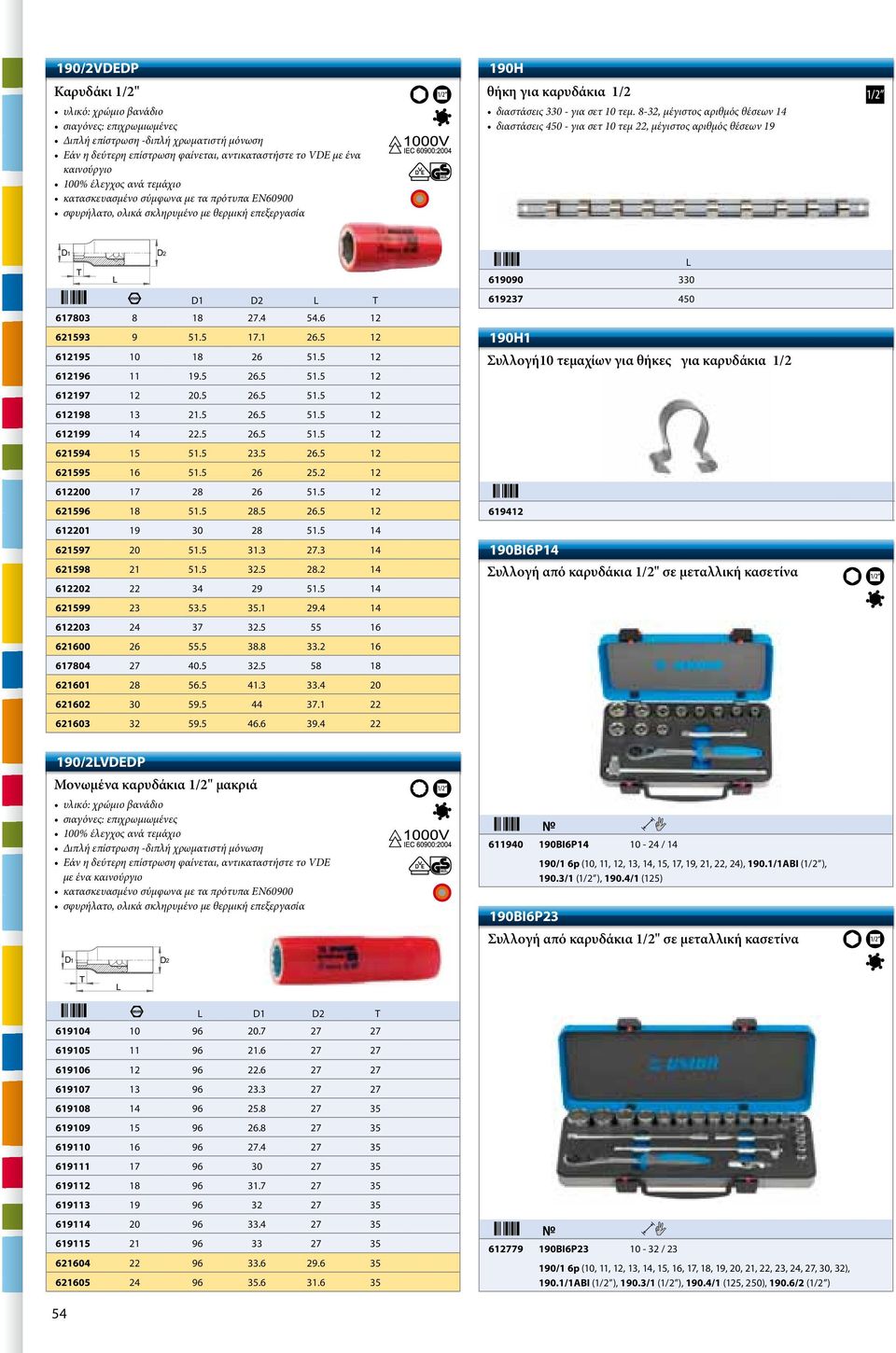 8-32, μέγιστος αριθμός θέσεων 14 διαστάσεις 450 - για σετ 10 τεμ 22, μέγιστος αριθμός θέσεων 19 D1 D2 T 617803 8 18 27.4 54.6 12 621593$ 9 51.5 17.1 26.5 12 612195 10 18 26 51.5 12 612196 11 19.5 26.