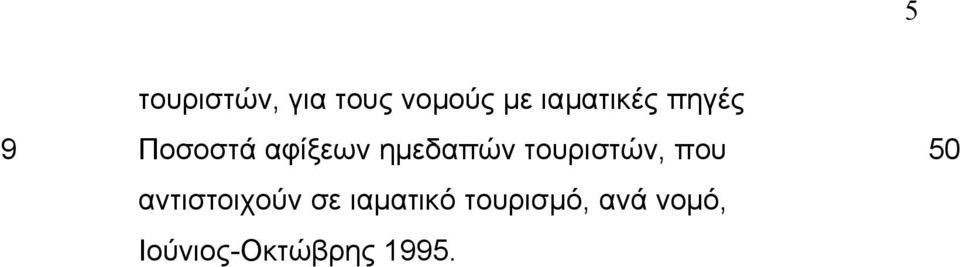 ηµεδαπών τουριστών, που αντιστοιχούν σε