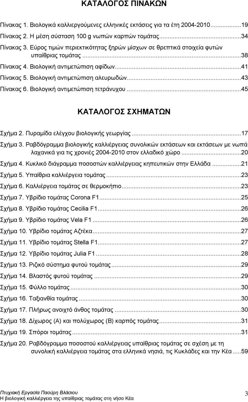 Βιολογική αντιμετώπιση τετράνυχου...45 ΚΑΤΑΛΟΓΟΣ ΣΧΗΜΑΤΩΝ Σχήμα 2. Πυραμίδα ελέγχου βιολογικής γεωργίας...17 Σχήμα 3.