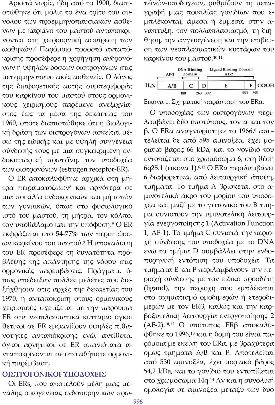 Ο λόγος της διαφορετικής αυτής συμπεριφοράς του καρκίνου του μαστού στους ορμονικούς χειρισμούς παρέμενε ανεξιχνίαστος έως τα μέσα της δεκαετίας του 1960, οπότε διαπιστώθηκε ότι η βιολογική δράση των