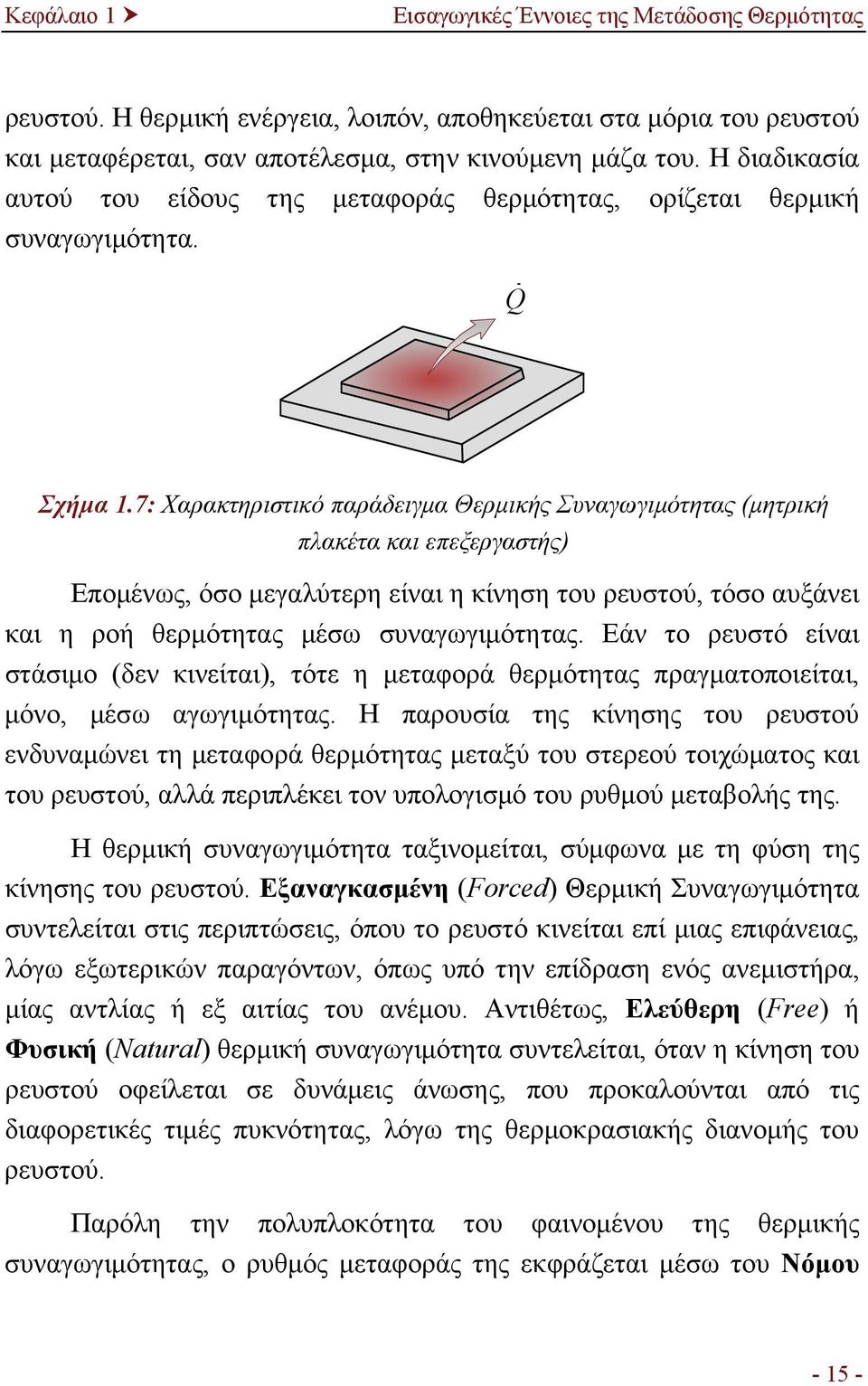 7: Χαρακτηριστικό παράδειγμα Θερμικής Συναγωγιμότητας (μητρική πλακέτα και επεξεργαστής) Επομένως, όσο μεγαλύτερη είναι η κίνηση του ρευστού, τόσο αυξάνει και η ροή θερμότητας μέσω συναγωγιμότητας.