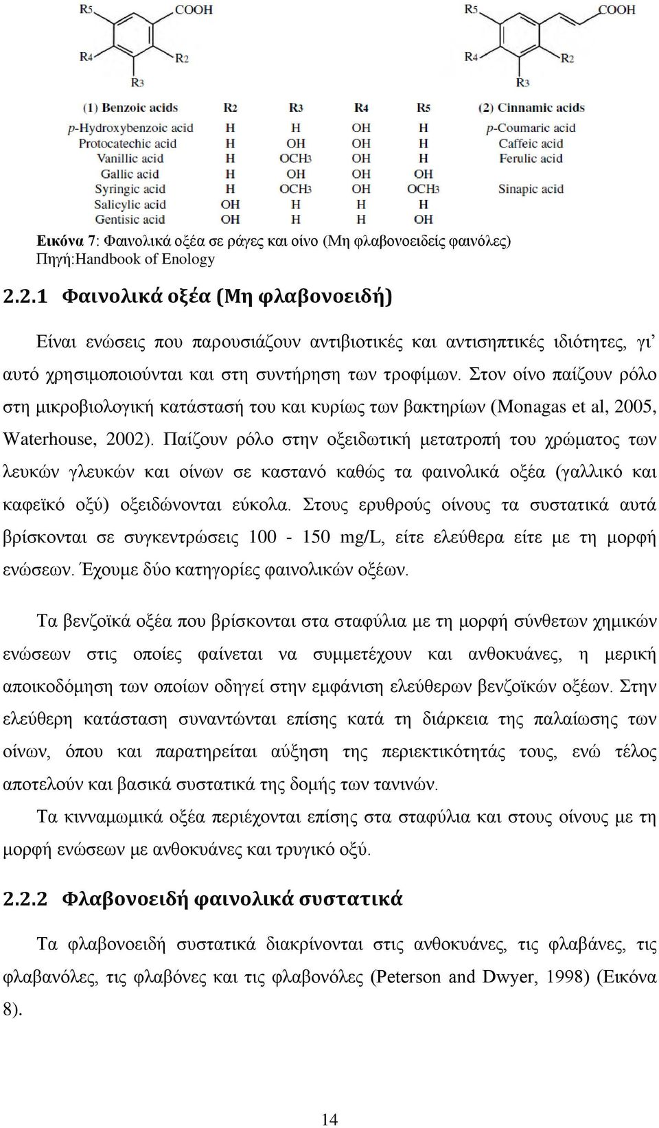 Στον οίνο παίζουν ρόλο στη μικροβιολογική κατάστασή του και κυρίως των βακτηρίων (Mongs et l, 2005, Wterhouse, 2002).