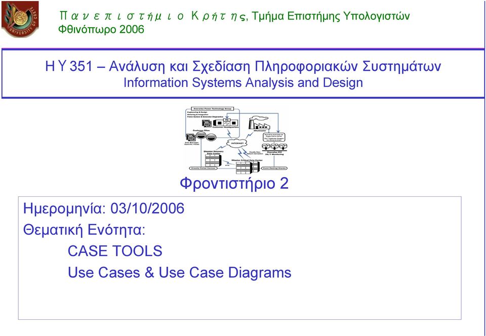 Information Systems Analysis and Design Φροντιστήριο 2