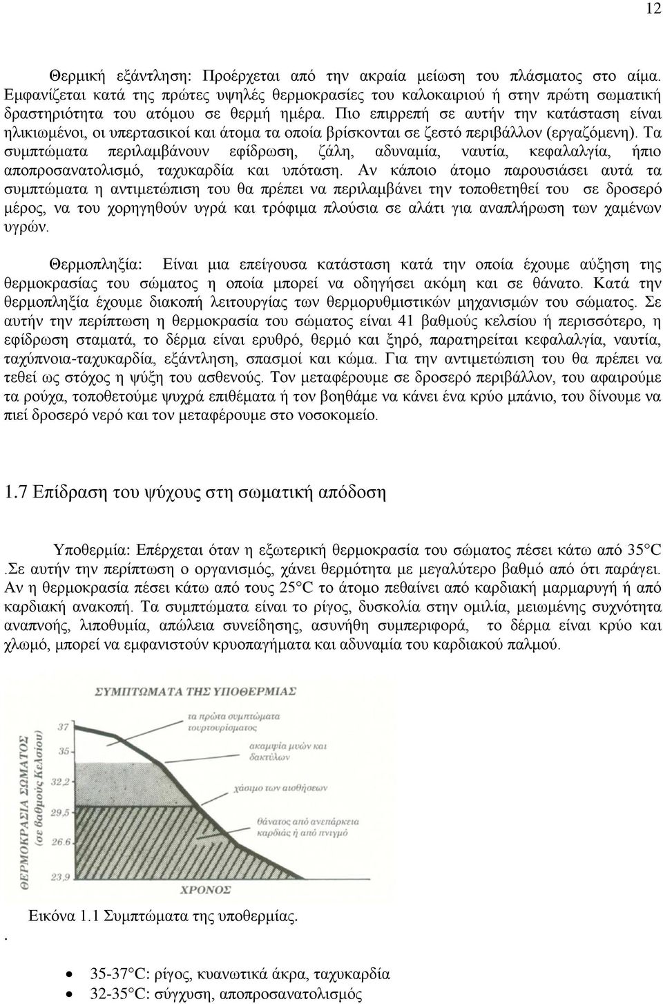 Πιο επιρρεπή σε αυτήν την κατάσταση είναι ηλικιωμένοι, οι υπερτασικοί και άτομα τα οποία βρίσκονται σε ζεστό περιβάλλον (εργαζόμενη).